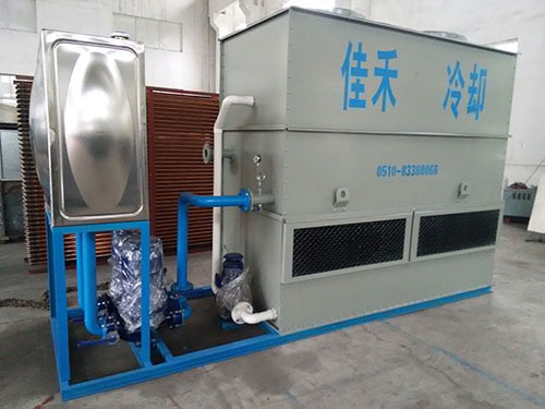 封閉式冷卻塔是由哪些配件組合而成的？